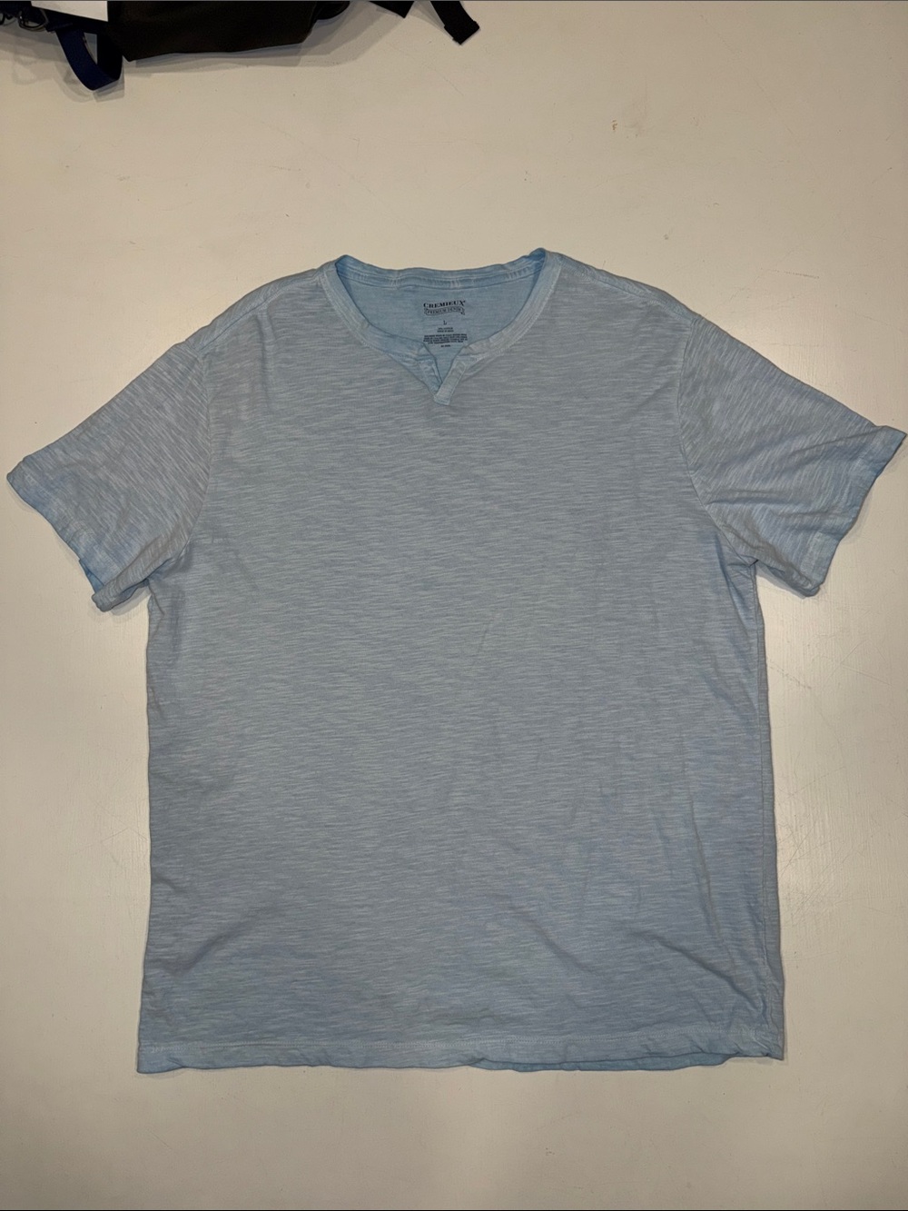 Daniel Cremieux Light Blue Short Sleeve Crewneck Tee